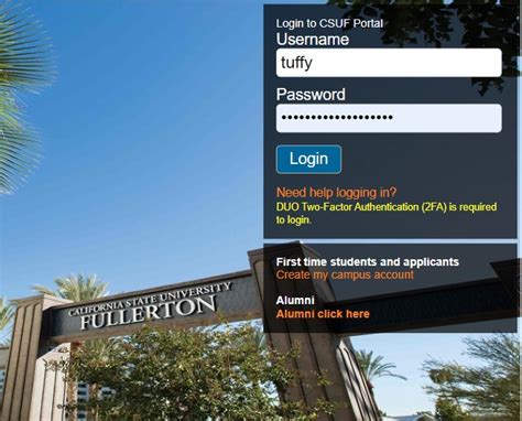 fullerton student portal|Sign In .